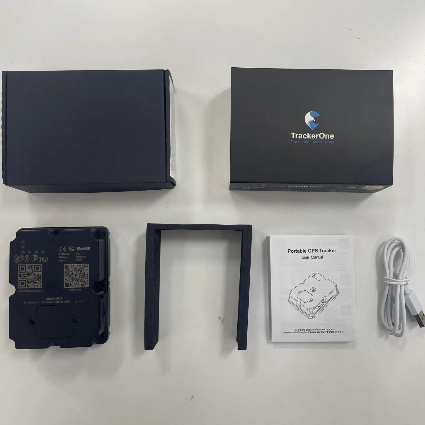 TrackerOne™ 4G GPS Tracker – Real Time Tracking & 30+ Day Battery Life