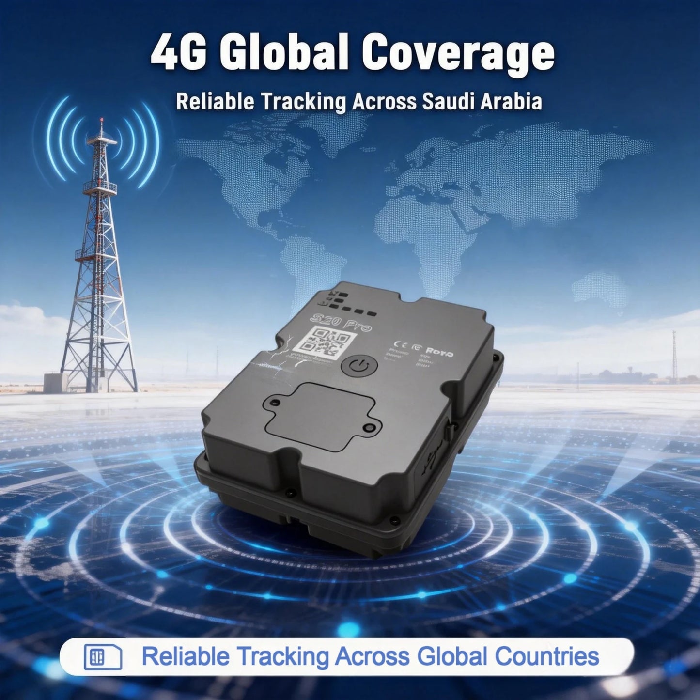 TrackerOne™ 4G GPS Tracker – Real Time Tracking & 30+ Day Battery Life